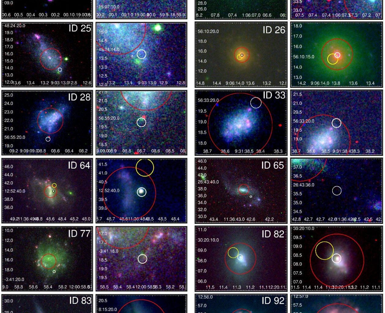 🔭 Eight wandering black holes spotted