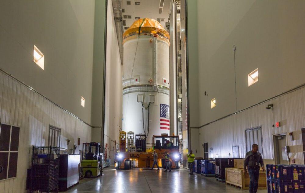 : United Launch Alliance Caption: NASA plans to buy ULA's Centaur V, the upper stage for its Vulcan rocket, for the Space Launch System.