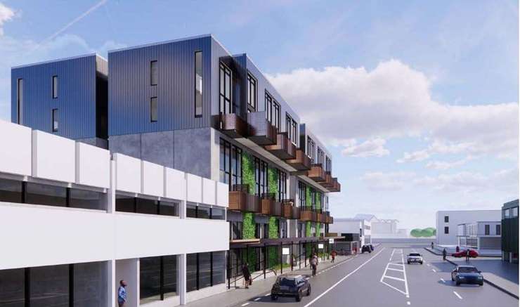 The former petrol station site on Adelaide Road, in Mount Cook, sold at the end of last year for $4.625m - less than half of what  Kāinga Ora paid for it three years earlier. Photo / Supplied