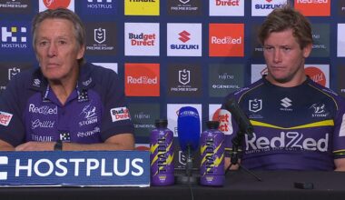 Craig Bellamy press conference, Harry Grant, Melbourne Storm vs Brisbane Broncos, Round 3