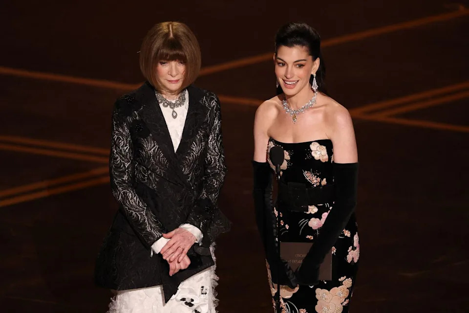 Anna Wintour and Anna Hathaway at the Oscars 2026Credit: Patrick T. Fallon / AFP via Getty