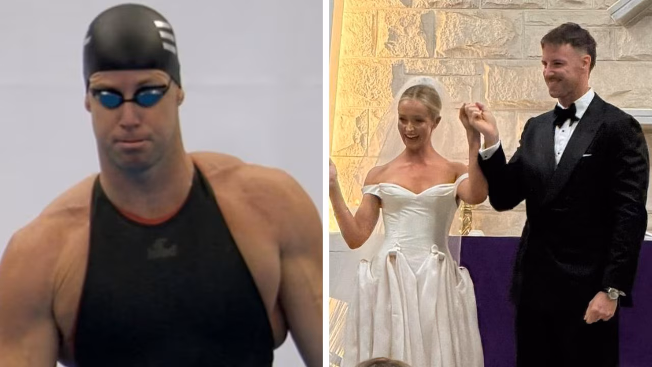 James Magnussen marries Rose McEvoy after 10-year relationship, Enhanced Games