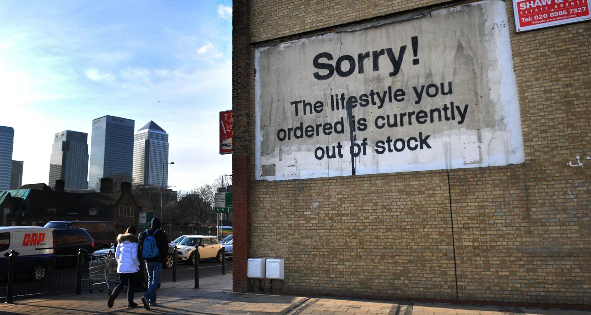 The vandalism of Banksy