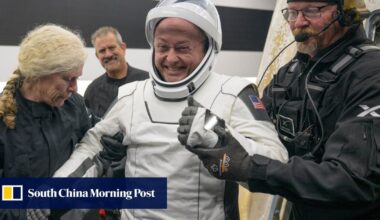 US astronaut says illness that cut short space mission made him unable to talk