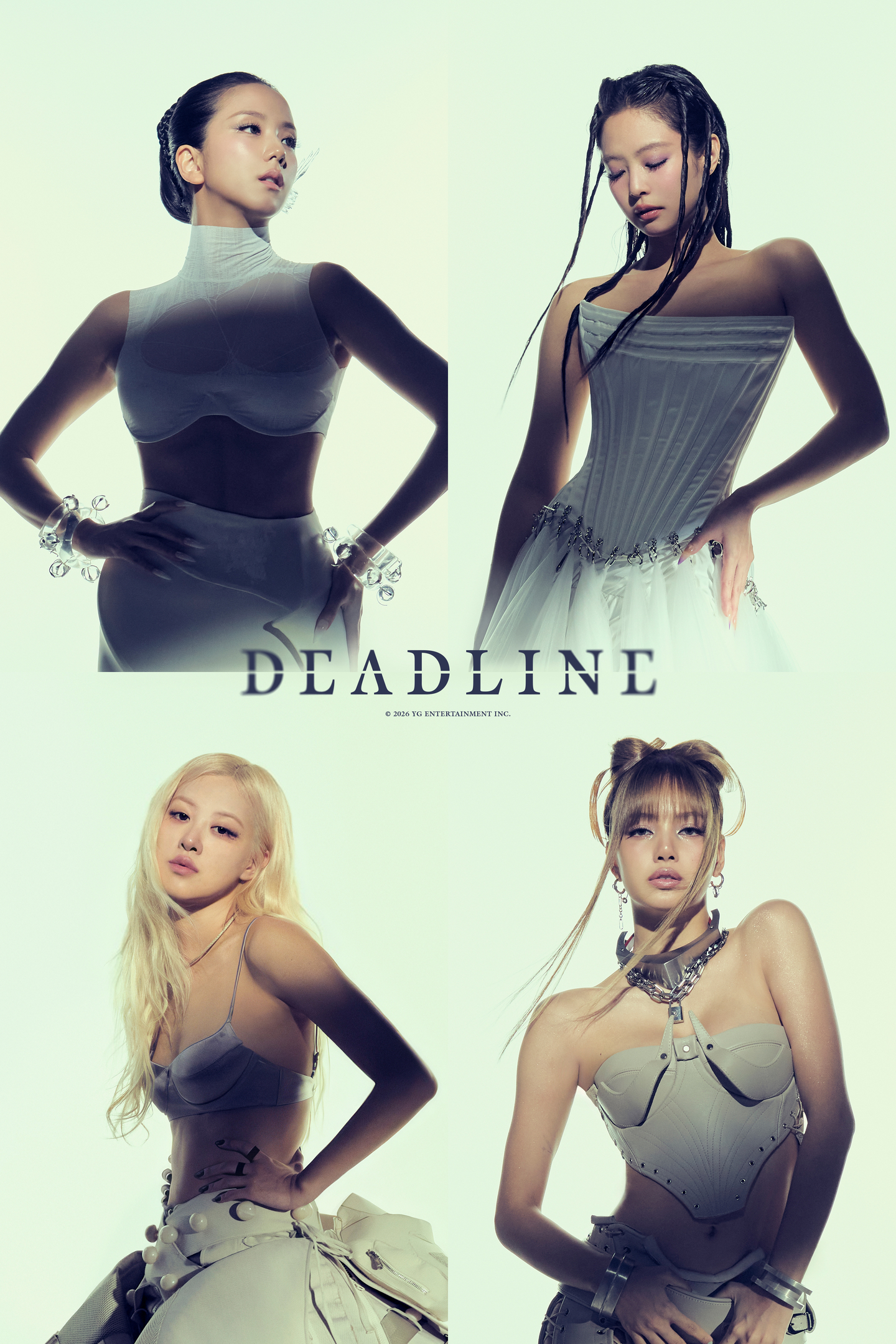 Poster for girl group Blackpink's ″Deadline″ EP [YG PLUS]