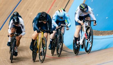 Sprint cyclists edge back into competition
