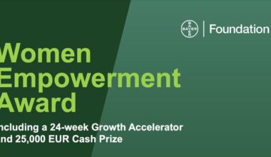 Call For Applications: Bayer Foundation Women Entrepreneurs Award 2026 (€25,000 Cash prize)
