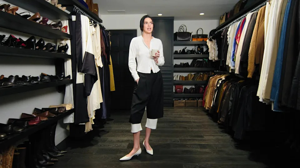 Kendall Jenner Shows Off Her Closet In California Home