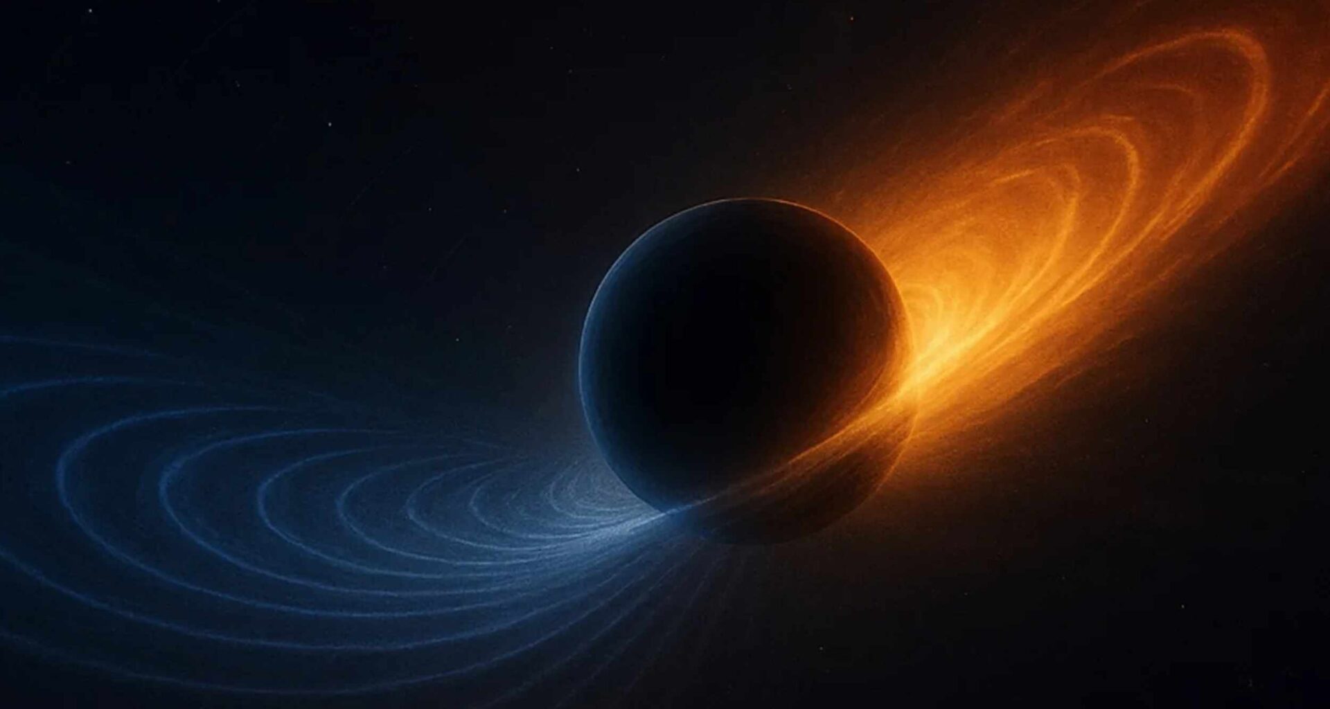 Black hole seen escaping after a collision for the first time