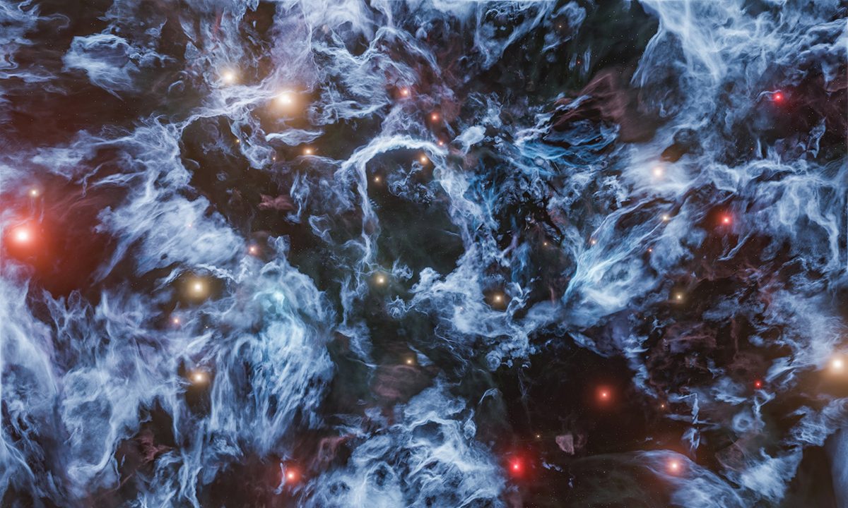 Blue and dark nebula. Credit: AntonioSolano / Getty Images
