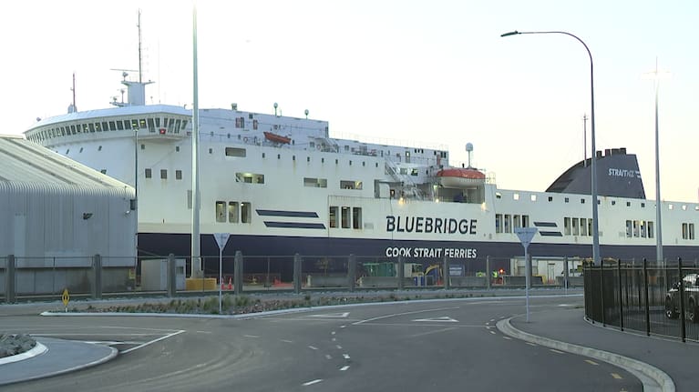 Bluebridge's Connemara  ferry in Wellington 