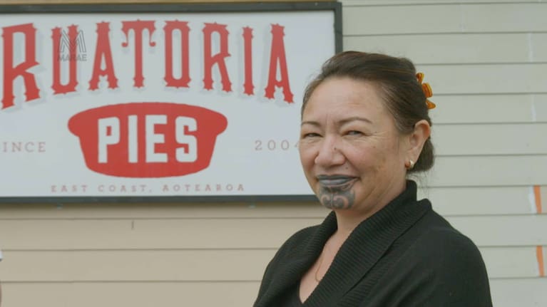 Bobbi Morice of Ruatoria Pies.