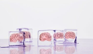 Brains frozen in ice cubes.