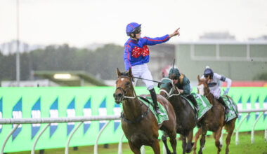 Zac Lloyd made it look easy at the finish - image Bradley Photos