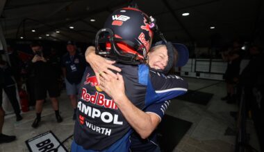 Triple Eight returns serve as fired up Brown, Feeney split AGP poles - Repco Supercars Championship