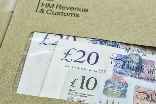 Business and finance concept. HMRC letter