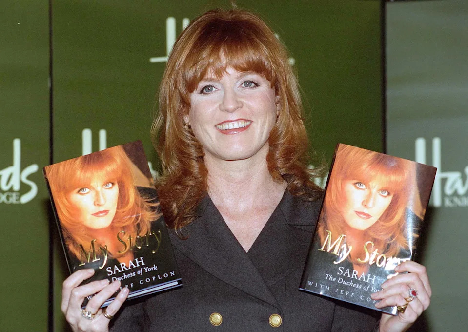 The Duchess Of York  Signing Copies Of Her  Book 