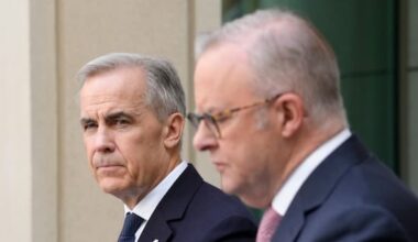 Canada's PM praises Australia for first giving women vote