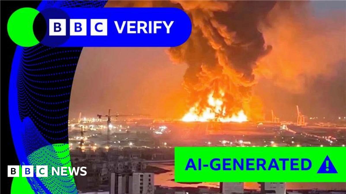 BBC Verify: Middle East conflict sees AI fakes and disinformation spread online