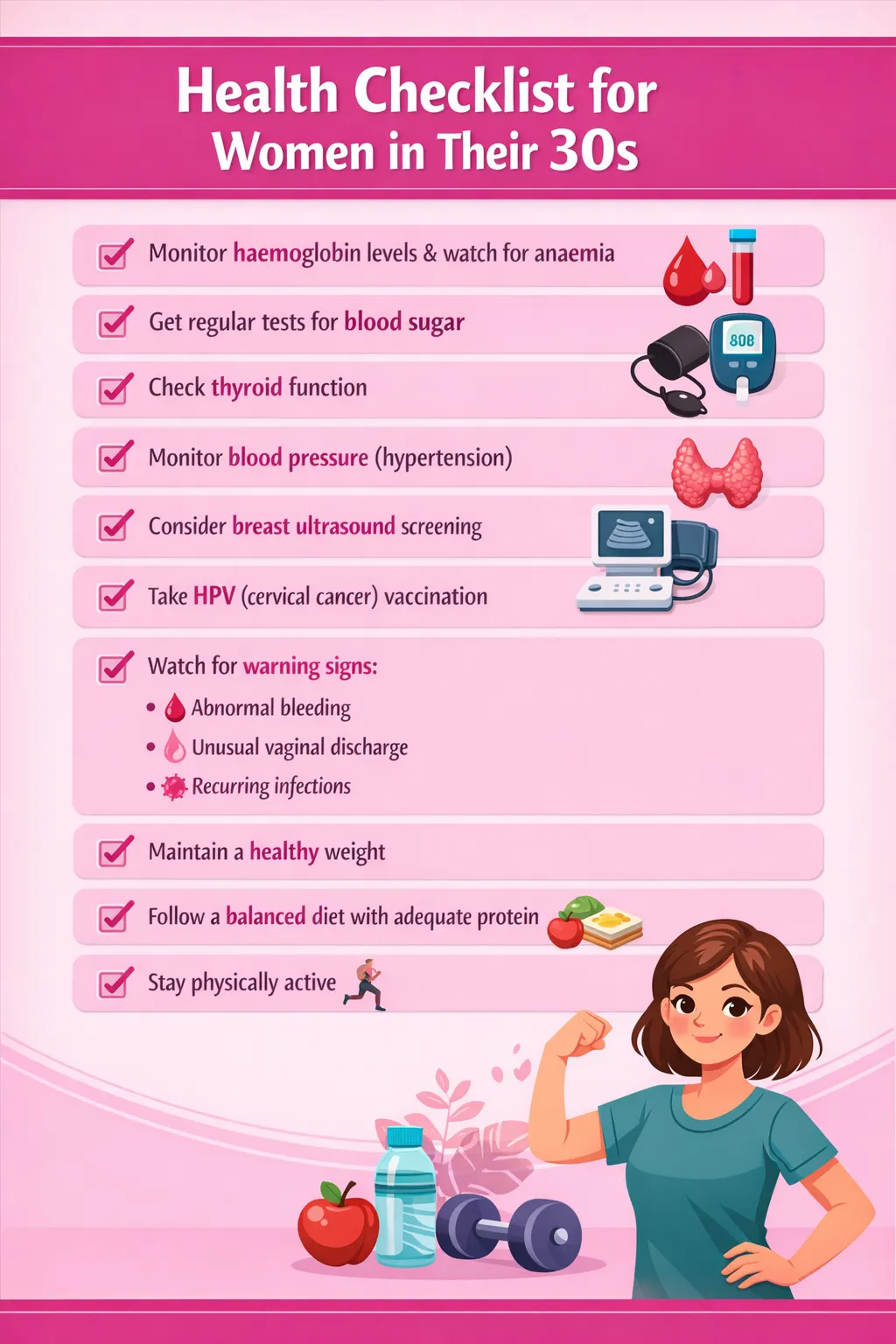 women health checklist