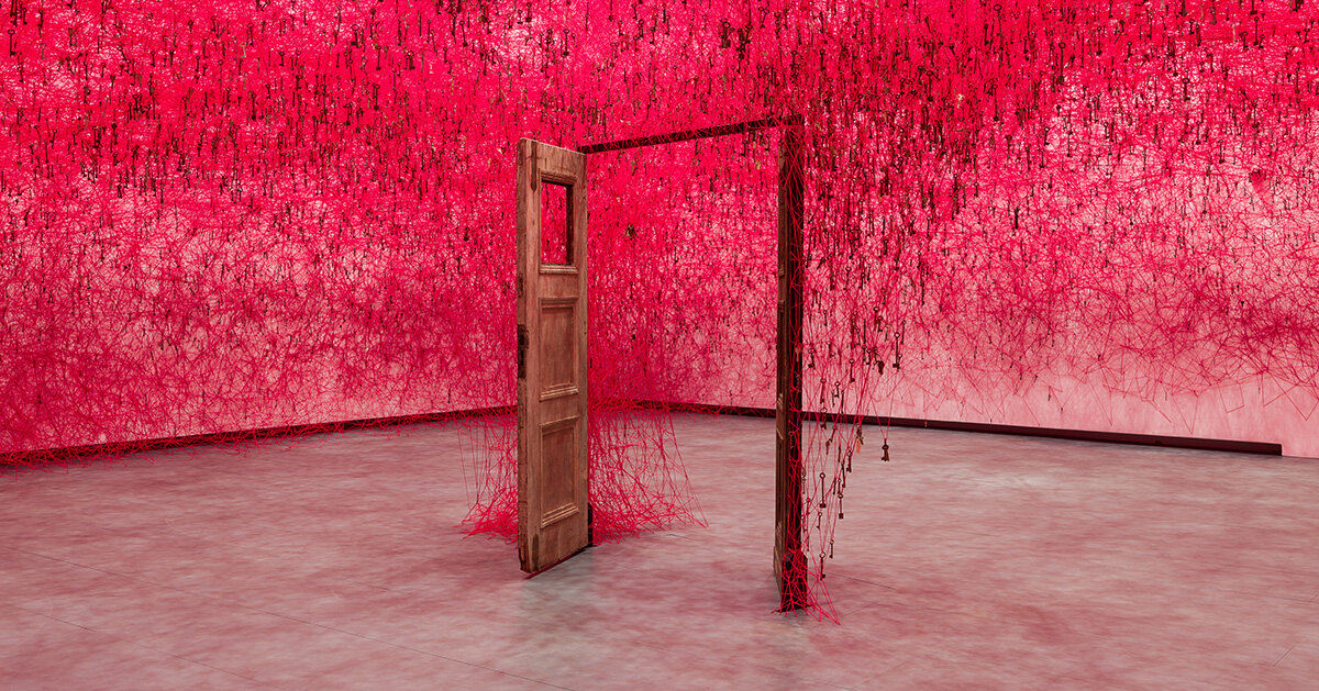 chiharu shiota's webs meet yin xiuzhen's installations at hayward gallery