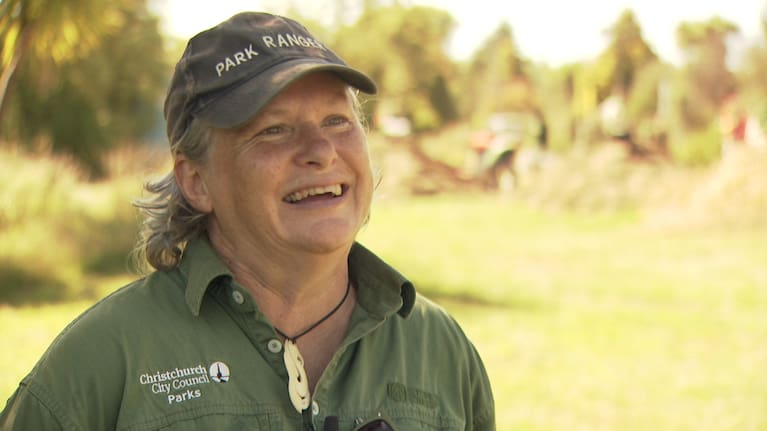 Christchurch City Council’s red zone partnership ranger Sarah Mankelow.