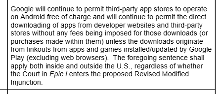 Parts of the term sheet related to the US are contingent on Judge Donato approving, but some are apparently not.