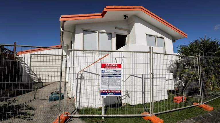 Close to 50 homes in an Auckland suburb are being compulsorily bought to make way for new flood plains and uncover a buried stream. Photo: RNZ / Marika Khabazi