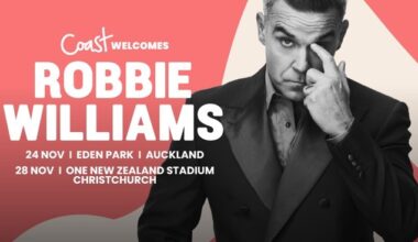 Robbie Williams NZ Tour 2026