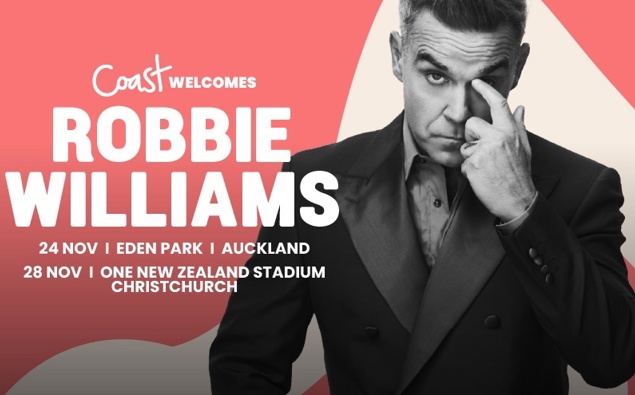 Robbie Williams NZ Tour 2026