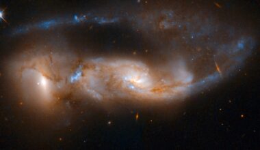 Peculiar galaxies showcase the beauty of cosmic violence