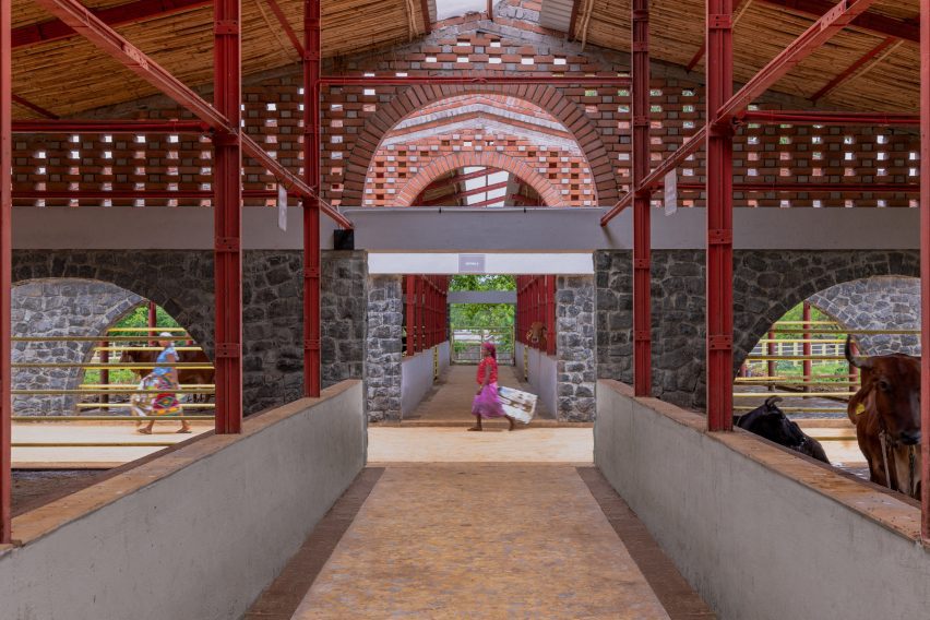 Interior view of Gaughar in India