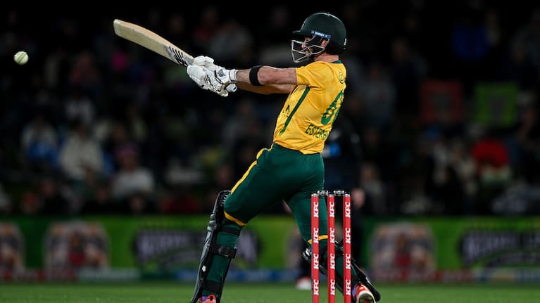 Connor Esterhuizen of South Africa during the last T20 cricket match, New Zealand Vs South Africa, at Hagley Oval in Christchurch.