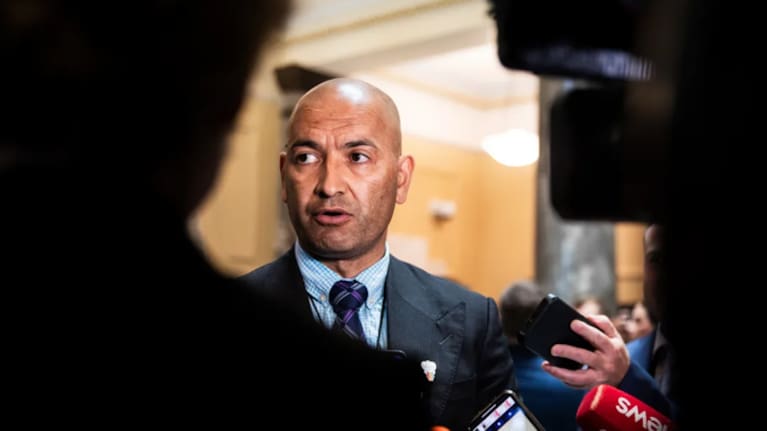 Conservation Minister Tama Potaka