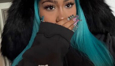 North West Manicure With Spikes, Piercings