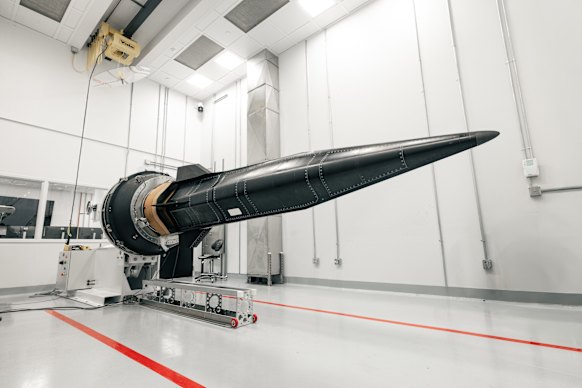 The DART will travel at speeds of about Mach 5, or five times the speed of sound – more than 6000km/h.