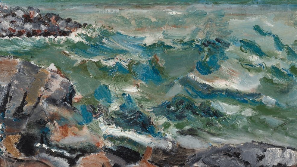 John Marin (1870–1953), My Hell-Raising Sea, 1941, oil on canvas. Collection of Charles Butt.