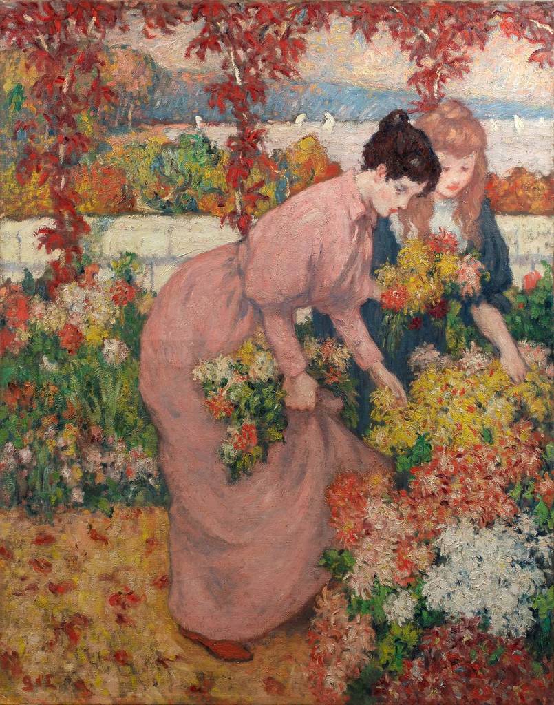 'Autumn afternoon' painting by Georges d'Espagnat