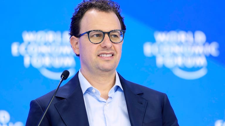 Dario Amodei, CEO and co-founder of Anthropic, attends the annual meeting of the World Economic Forum in Davos, Switzerland, Jan. 23, 2025.