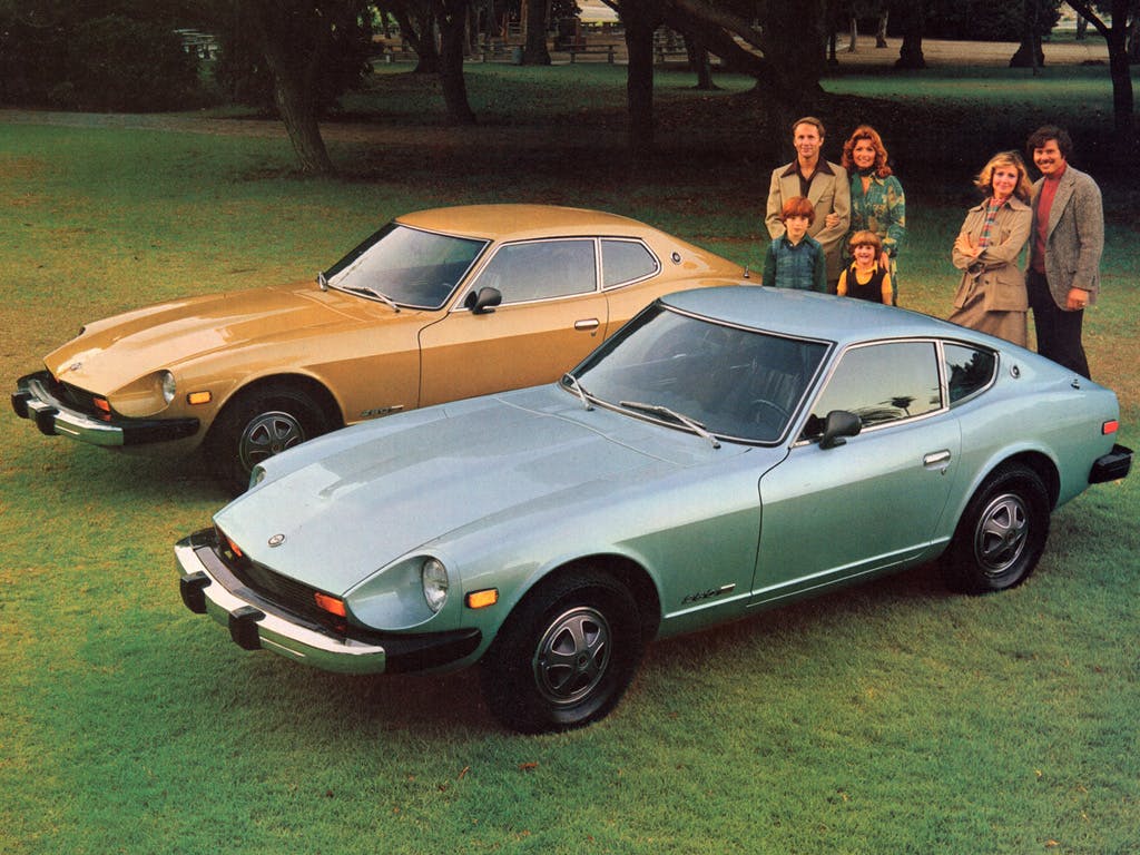 Datsun 280z 2x2 and conventional coupe japanese cars market
