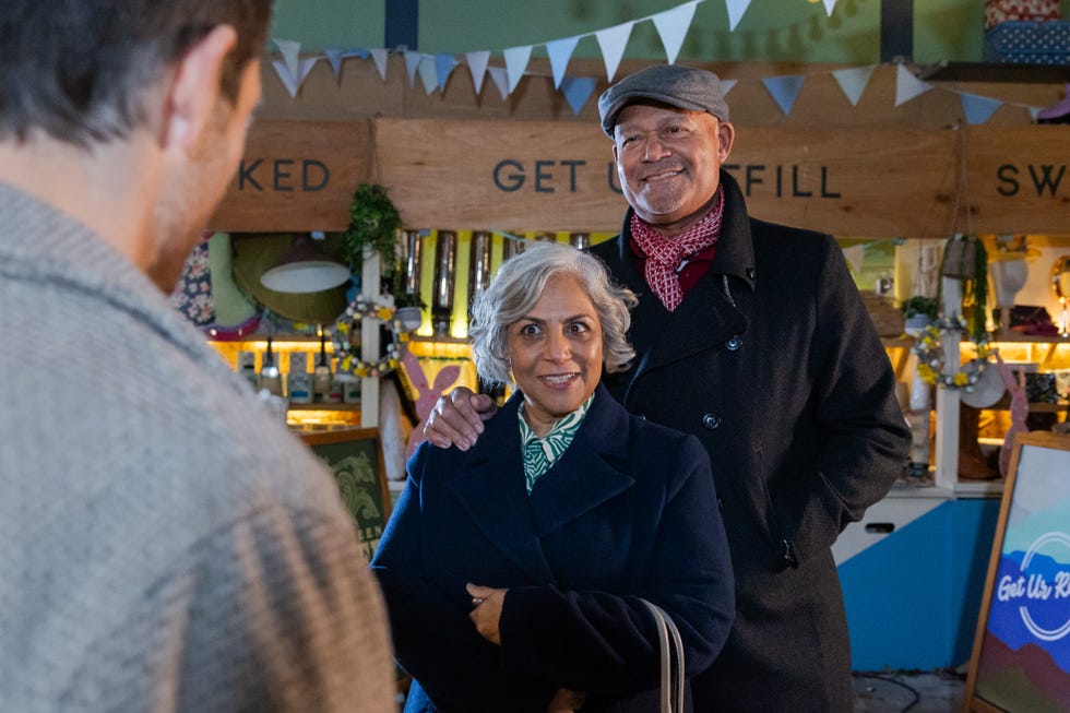 Misbah Maalik and Donny Clark in Hollyoaks misbah maalik and donny clark in hollyoaks