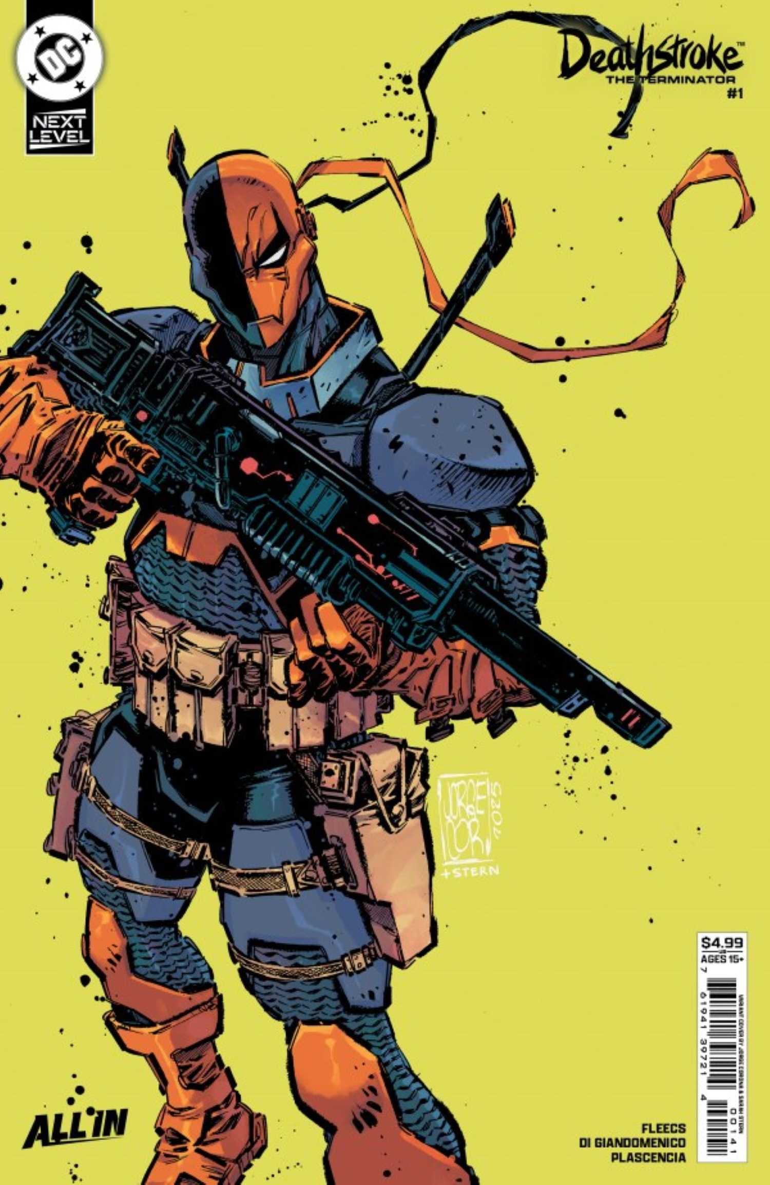 Deathstroke The Terminator #1 variant cover