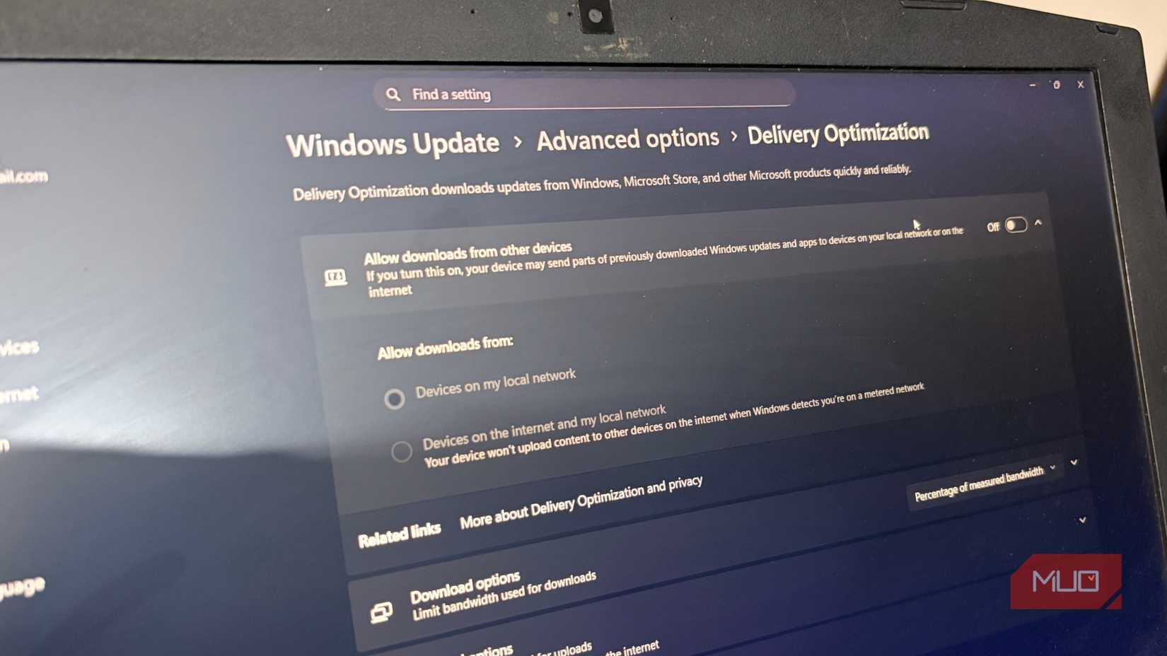 Delivery Optimization hero image