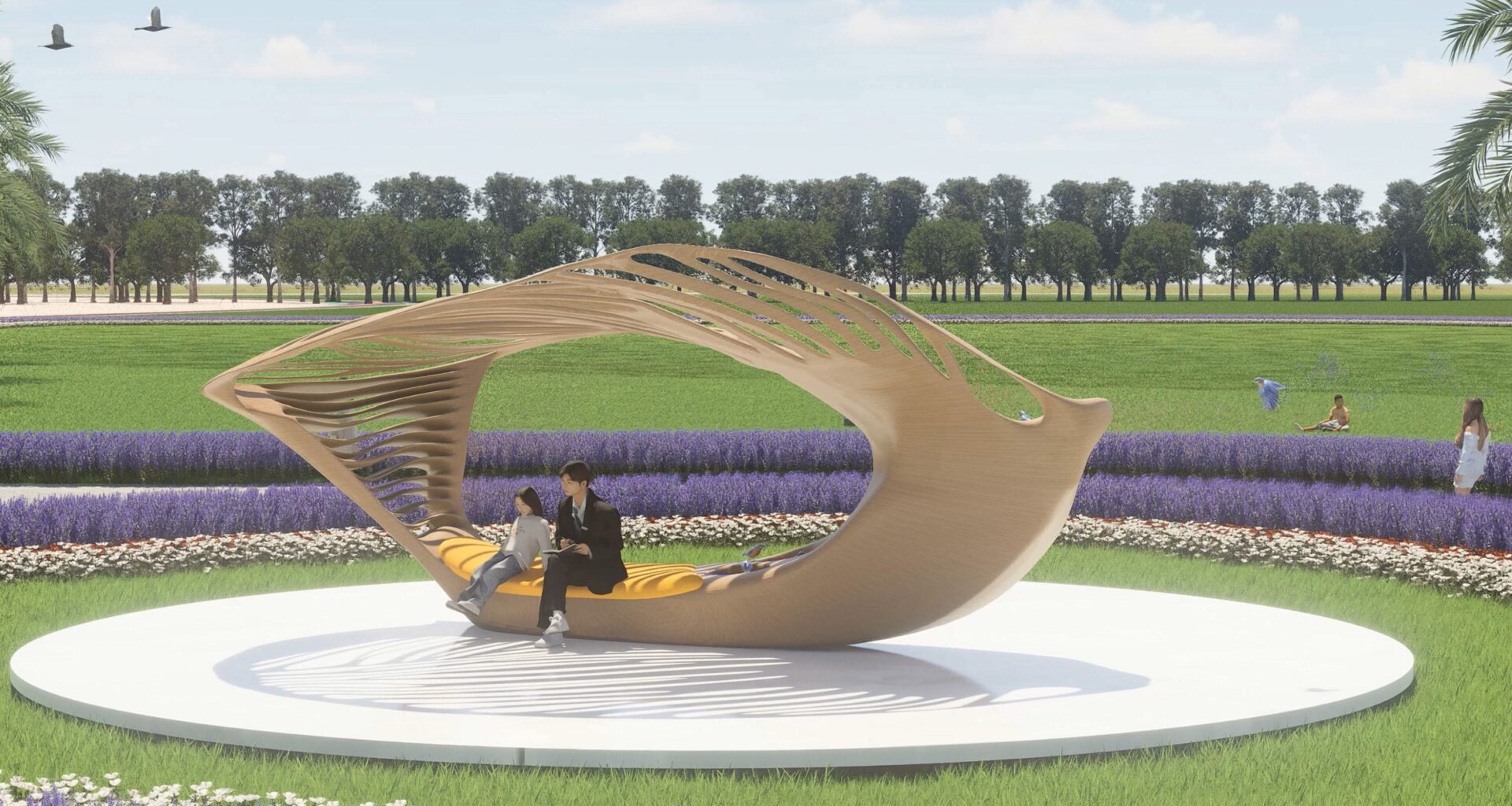 AUD students design animal-friendly urban furniture through emerging technologies