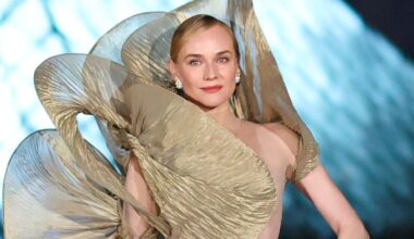 Diane Kruger's Sculptural Avant-Garde Gown Is Covered in 3D Petals