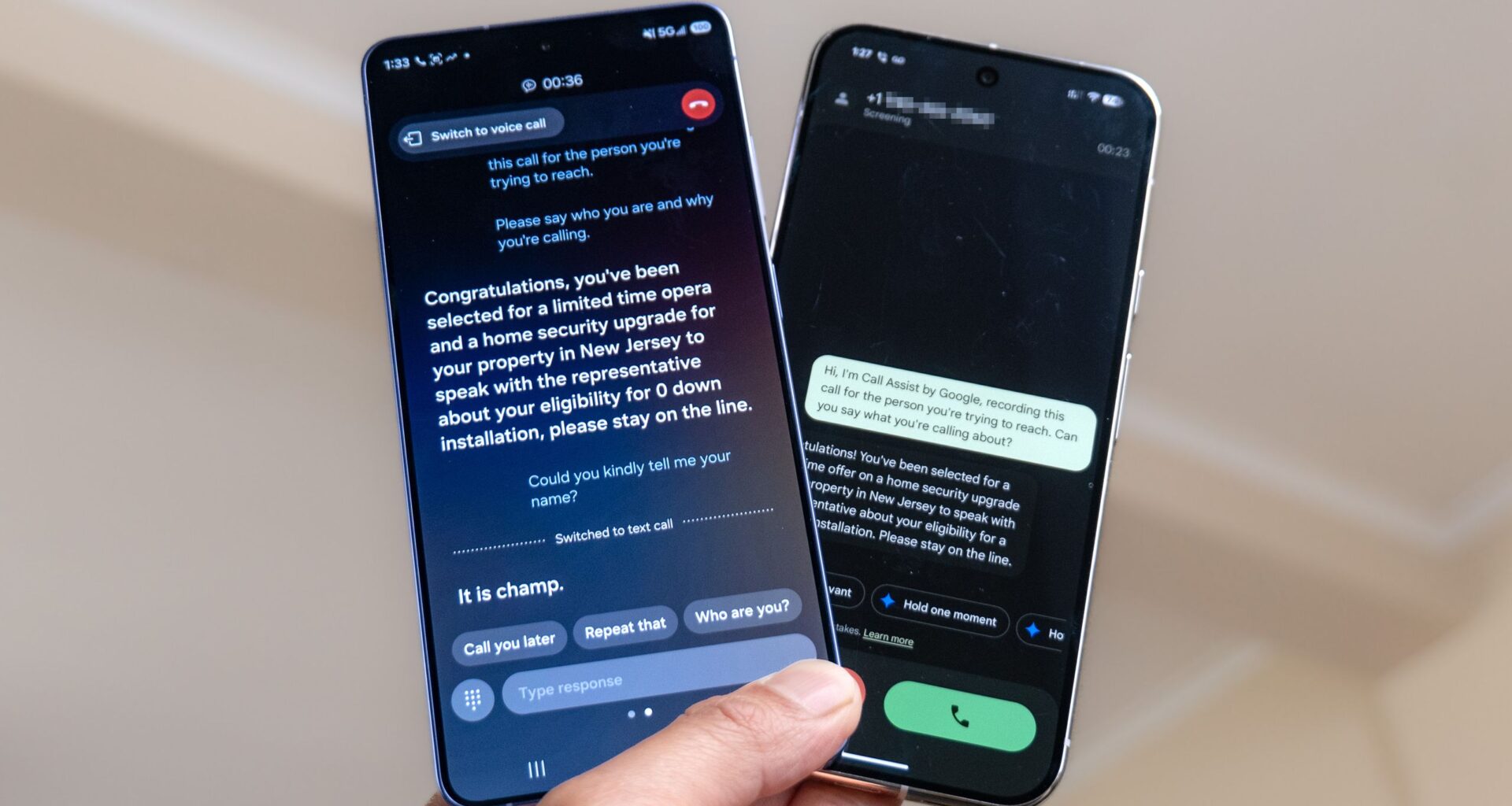 I tested Call Screen on the Galaxy S26 Ultra vs. Pixel 10 Pro XL — and there's a very clear winner