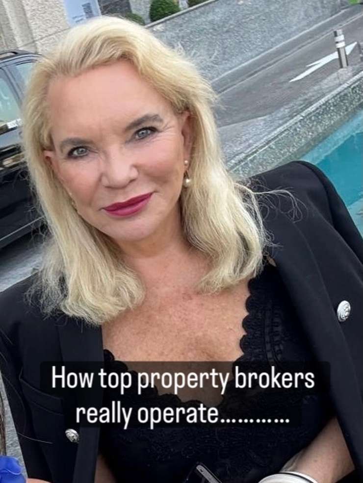 A post on the now-deleted Facebook account of Nicolette Invest Dubai shows Nikki Connors against a glamorous background, advertising investment opportunities. Photo / Facebook