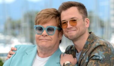 Elton John Reunites with ‘Rocketman’ Star Taron Egerton on 79th Birthday! | Elton John, Taron Egerton | Celebrity News and Gossip | Entertainment, Photos and Videos