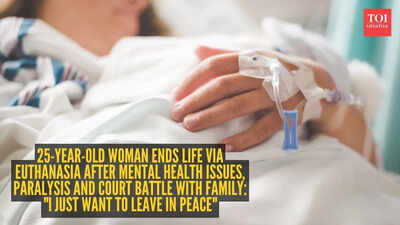 25-year-old woman ends life via Euthanasia after mental health issues, paralysis and court battle with family: "I just want to leave in peace"