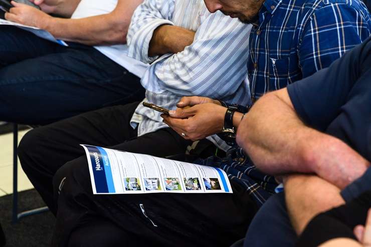 Ray White head auctioneer Sam Steele oversees more than 1000 auctions a year: 